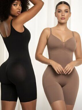 Body Faja Invisible SMI7153 COCOA Espalda alta - curvas redefinidas w/ Panties!